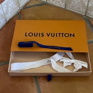 LV Authentic Large Box w/ Gift Ribbons